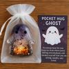 Halloween Pocket Hugs,Pocket Comfort Ghosts: A Hug in Your Pocket,Ghost Pocket Cards, Cute Halloween Ghost Pocket Hug,Emotional Support Token (Bat) view 3