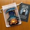 Halloween Pocket Hugs,Pocket Comfort Ghosts: A Hug in Your Pocket,Ghost Pocket Cards, Cute Halloween Ghost Pocket Hug,Emotional Support Token (Bat) view 4