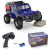 Cheerwing 1:18 Rock Crawler 2.4Ghz Car 4WD Off Road RC Monster Truck with Two-Speed Gearbox Hobby RC Car for Adults (Blue) view 1