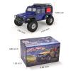 Cheerwing 1:18 Rock Crawler 2.4Ghz Car 4WD Off Road RC Monster Truck with Two-Speed Gearbox Hobby RC Car for Adults (Blue) view 3