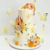 12 Pcs 3D Butterfly Cake Toppers Gold Cake Decor Butterfly Theme Cake Decorations for Baby Shower Wedding Birthday Party Supplies view 2