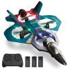 4DRC RC Airplanes Remote Control Airplanes with 3 Batteries, Foam RC Planes for Kids Adults Beginners 4-7 8-12 12-16, Remote Control Helicopter Fighter Jet Drones for Kids Adults, 360 Flip view 1