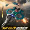 4DRC RC Airplanes Remote Control Airplanes with 3 Batteries, Foam RC Planes for Kids Adults Beginners 4-7 8-12 12-16, Remote Control Helicopter Fighter Jet Drones for Kids Adults, 360 Flip view 2