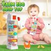 Montessori Toys for 2 3 4 5 Years Old, Farm Egg Drop Toy for Kids with 5 Activity Centers, Educational Activities Sensory Travel Toys for Toddlers Christmas Birthday Gifts for Boys Girls view 2