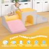 CAMELUS Large Climbing Toys for 1 Year Old, 4-Piece Toddler Climbing Toys Indoor, Soft Play Set Baby Foam Climbing Blocks for Toddlers, Climb Crawl Activity Play Set, Birthday view 2