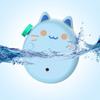 Case for Paradise, Soft Silicone Protective Case for Virtual Pet Game Machine, Cute Cartoon Silicone Protection Case, Dropproof Shockproof Anti-Scratch, 360-degree Full Protective (Blue) view 3