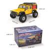 Cheerwing 1:18 Rock Crawler 2.4Ghz Car 4WD Off Road RC Monster Truck with Two-Speed Gearbox Hobby RC Car for Adults (Yellow) view 3
