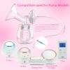 Breast Pump Parts for Spectra S1/S2/13 Plus, Not Original Accessories, Spectra Flange Inserts Replacement Include 28mmFlange&Duckbill Valve view 2