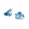 10PCS Four-Prong T-Nuts M2 M3 M4 M5 M6 Metal Anti-Slip Claw Nuts RC Gas Boat Oil Boat DIY Model Accessories(M3) view 4