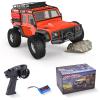 Cheerwing 1:18 Rock Crawler 2.4Ghz Car 4WD Off Road RC Monster Truck with Two-Speed Gearbox Hobby RC Car for Adults (Red) view 1