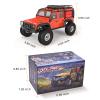 Cheerwing 1:18 Rock Crawler 2.4Ghz Car 4WD Off Road RC Monster Truck with Two-Speed Gearbox Hobby RC Car for Adults (Red) view 3