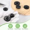 MECCANIXITY Steel M1.5 Gear Set 28T 8mm Shaft Motor Gears for RC Vehicles Truck Drift Car Part, Black view 3