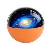 Crystal Ball Video Player, 3D Ultrasonic Crystal Ball  Personalized Sphere with Photos and Lights, Perfect for Couples, Pets, and Cherished Memories(Orange) view 1