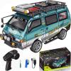 captainrc Delica RC Car,1/24 Scale Station Wagon,2.4Ghz Remote Control Truck,2WD RC CrawlerEquipped with Cool LED LightsOff Road Vehicle Model Suitable for Adults (2WD-Green) view 1