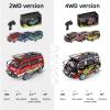 captainrc Delica RC Car,1/24 Scale Station Wagon,2.4Ghz Remote Control Truck,2WD RC CrawlerEquipped with Cool LED LightsOff Road Vehicle Model Suitable for Adults (2WD-Green) view 3