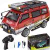 captainrc Delica RC Car,1/24 Scale Station Wagon,2.4Ghz Remote Control Truck,2WD/4WD RC CrawlerEquipped with Cool LED LightsOff Road Vehicle Model Suitable for Adults (2WD-Red) view 1