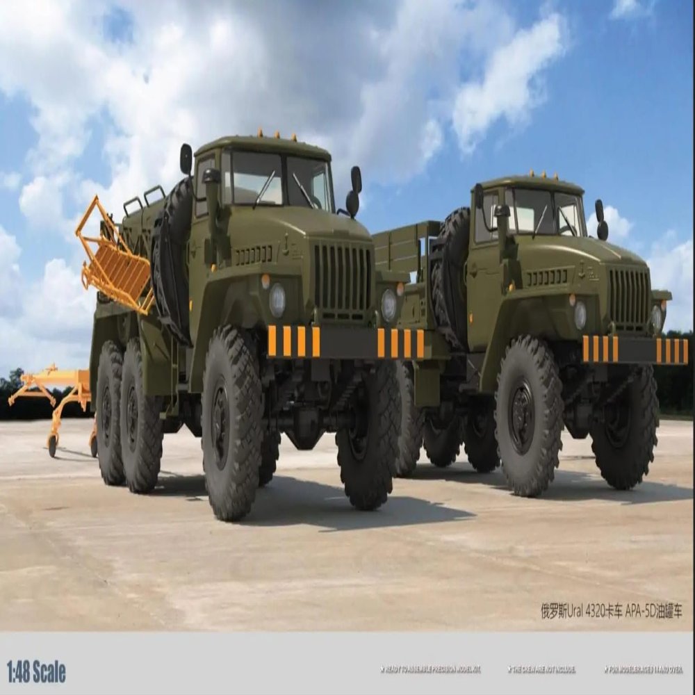 Model ZM80159 Russian Army Truck Ural-4320-Airfield Starter APA-5D Model