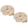 Brass Heavy Weight Outer Portal Drive HOUSING Design Improves Model CAR Climbing Performance for AXIAL Capra SCX10 III RC CAR view 2