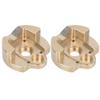 Brass Heavy Weight Outer Portal Drive HOUSING Design Improves Model CAR Climbing Performance for AXIAL Capra SCX10 III RC CAR view 4