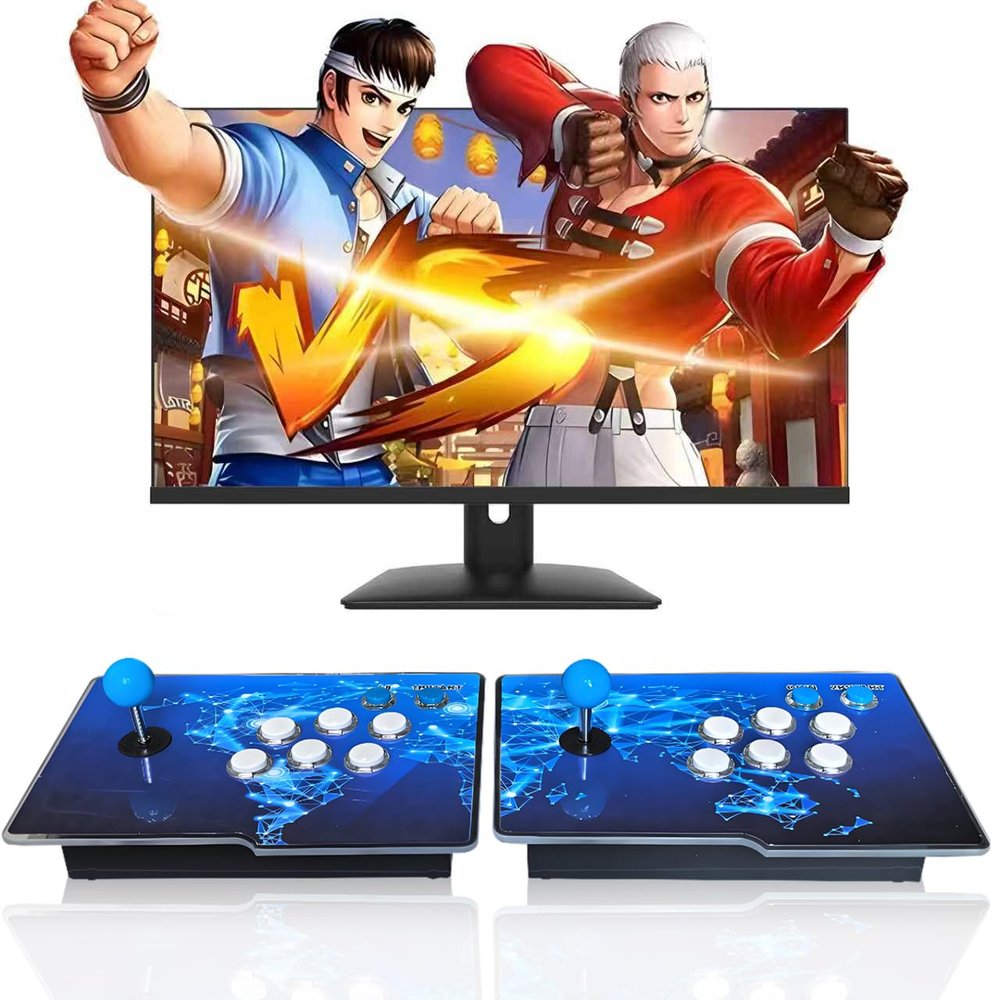 2026 Upgraded Arcade Console, Pandora Box, Built in 36,800 Games,PSP/DC/N64 Simulators,3D Game, 4K HDMI Output, Suitable for TV/PC/Projector, 256GB TF Card (Split)