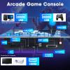 2026 Upgraded Arcade Console, Pandora Box, Built in 36,800 Games,PSP/DC/N64 Simulators,3D Game, 4K HDMI Output, Suitable for TV/PC/Projector, 256GB TF Card (Split) view 4