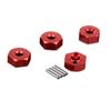 1:10 RC Adapter Wheel Drive Hex 12mm with Pin Screws for HSP 102042 122042 (02134) 1/10 Scale RC Model Car Upgrade Parts(Blue) view 2
