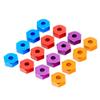 1:10 RC Adapter Wheel Drive Hex 12mm with Pin Screws for HSP 102042 122042 (02134) 1/10 Scale RC Model Car Upgrade Parts(Blue) view 3