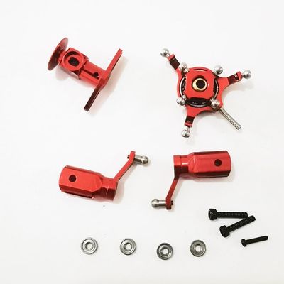 Upgraded Metal SetMetal Rotor Head swashplate Rotor Clip Bearing for Wltoys V966 V977 XKs XK K100 K110 K110S K120 RC Helicopter