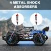 1:16 Scale 4WD RC Car for Adults, 40KM/H All Terrain Remote Control Truck - 2.4Ghz High Speed Electric Vehicle With 2 Rechargeable Modular Batteries, 3-Speed Modes, Multi-Lights Gift for Men & Teen view 3