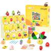 Air Dry Clay Kit - Fruit Theme, Modeling Clay for Kids, DIY Model Magic Clay with Sculpting Tools and Tutorials, 12 Boxes Molding Clay, Ultra Light, Soft & Non-Sticky, Arts and Crafts Gift for Kids view 1