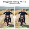 12V Kids Motorcycle with Training Wheels, Twist-Grip Throttle, Up to 3.1mph, Motorcycle for Kids Aged 3-6 Year Old, Black view 4