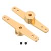 MECCANIXITY Steering Servo Arm, Double Aluminum Steering Arm Servo Horn 3.1mm for RC Model Car Robot Boat Airplane Pack of 2 (Gold) view 1