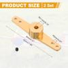 MECCANIXITY Steering Servo Arm, Double Aluminum Steering Arm Servo Horn 3.1mm for RC Model Car Robot Boat Airplane Pack of 2 (Gold) view 2
