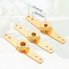 MECCANIXITY Steering Servo Arm, Double Aluminum Steering Arm Servo Horn 3.1mm for RC Model Car Robot Boat Airplane Pack of 2 (Gold) view 4
