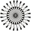 GDOOL 50-Pack Mini Clips RC Cars Body Clip Pins with Pull Tabs for 1/24 1/28 1/36 Scale Micro Trucks Compatible with Axial SCX24 Wrangler JLU CRC JT Gladiator FCX24 WLtoys K969 view 1