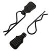 GDOOL 50-Pack Mini Clips RC Cars Body Clip Pins with Pull Tabs for 1/24 1/28 1/36 Scale Micro Trucks Compatible with Axial SCX24 Wrangler JLU CRC JT Gladiator FCX24 WLtoys K969 view 3
