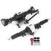 Aluminum Alloy Black RC CAR Front Rear AXLE Upgrade Parts for AXIAL SCX10 II 90047 90046 view 1