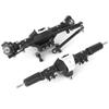 Aluminum Alloy Black RC CAR Front Rear AXLE Upgrade Parts for AXIAL SCX10 II 90047 90046 view 2