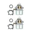 2PCS Carburetor Fit for 799869 497586 499059 494217 Replace Part for 499059 497586 214661 497586 494217 view 1