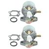 2PCS Carburetor Fit for 799869 497586 499059 494217 Replace Part for 499059 497586 214661 497586 494217 view 4