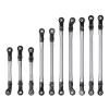 For Traxxas For TRX-4 1/10 324mm 10Pcs Set Metal Link Set Rod End Rc Car Parts And Accessories Upgrades Replacements Repairs RC Car Upgrade Part(Silver) view 1
