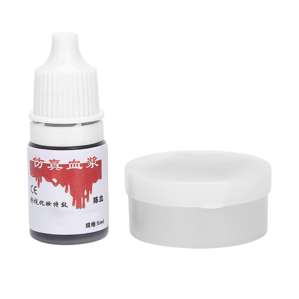 Fake Blood Capsules Halloween Makeup Blood Costume Cosplay Prop Party Trick Supplies for Scary Effects