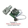 JGY-370 Worm DC electronic starter Turbo Drive High Torque Gear electronic starter Self-lock Package P 12V 10rpm view 3
