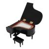 Saluaqui Exquisite Miniature Piano Model with Easy Wind Mechanism  Elegant Wooden Desk Piano Dcor for Collectors and Music Enthusiasts view 3
