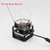 Toroid Circuit Plasma Ring Drive Plasma Ball, DIY Luminescent Xenon Ring Kit - 3.5Inch Toroidal Ark Reactor with Glass Globe for Home Decoration, Education, Emergency Signaling view 2