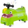 BABY JOY Toddler Ride On Toys, Foot-to-Floor Sliding Car with Under Seat Storage, Lights, Music & Horn, 4 Universal Wheels, Kids Riding Toy for Boys & Girls Aged 18+ Months (Green) view 1