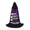 Lbdrdy Domestic Violence Awareness Month Hooded Cape Witch Cloak Halloween Costume Blanket Cosplay Party Decor For Teenagers view 1