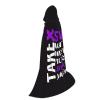 Lbdrdy Domestic Violence Awareness Month Hooded Cape Witch Cloak Halloween Costume Blanket Cosplay Party Decor For Teenagers view 2
