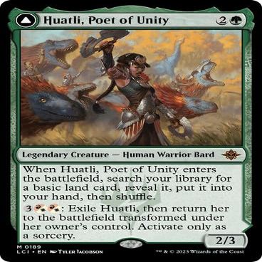 Huatli, Poet of Unity // Roar of The Fifth People MTG