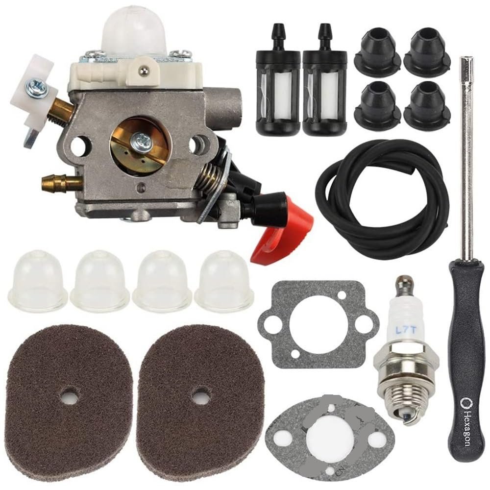 C1M-S267A FS56RC Carburetor Kit Fit for FS40 FS50 FS56 FS70 FC56 FC70 HT56 KN56 KM56